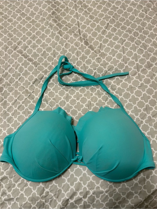 Victoria's Secret Other - Victoria's Secret Turquoise Halter Bikini Top